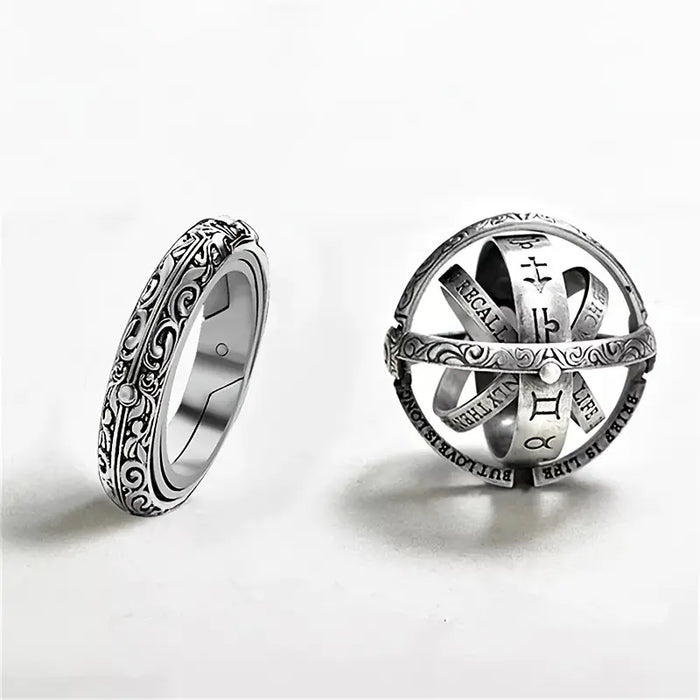 Astronomical Ring Silver