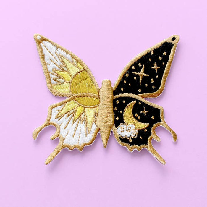 Butterfly Embroidered Iron-on Patch