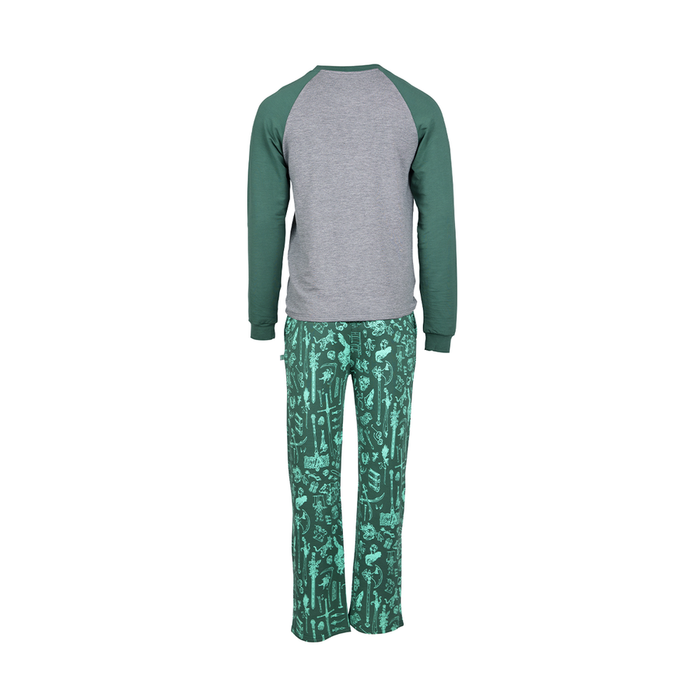 Ultra Soft Forest Green Pajama Lounge Set 3XL