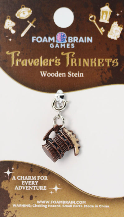 Traveler's Trinkets Charm Wooden Stein