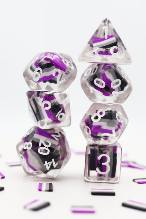 Asexual Flag Dice