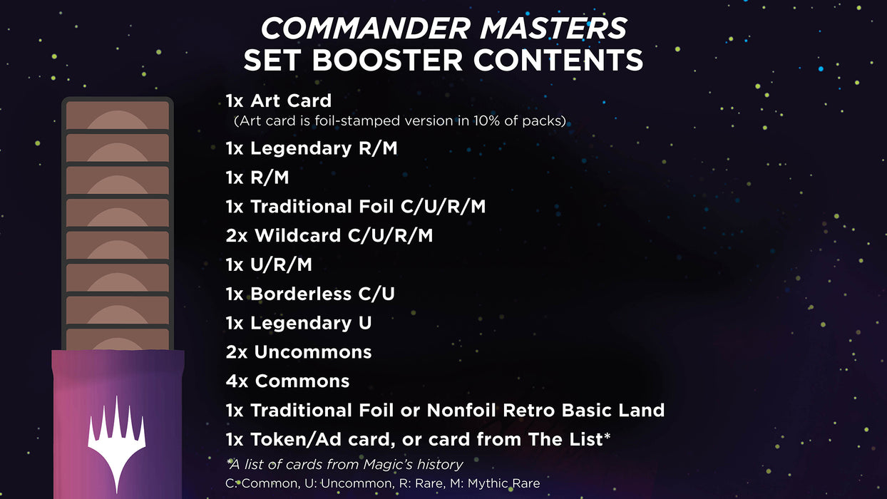 MTG Commander Masters Set Booster
