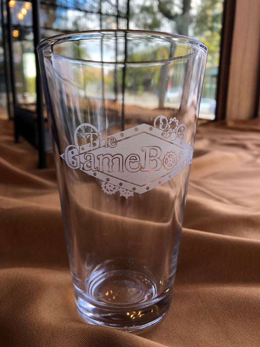 The GameBoard Pint Glass 16oz