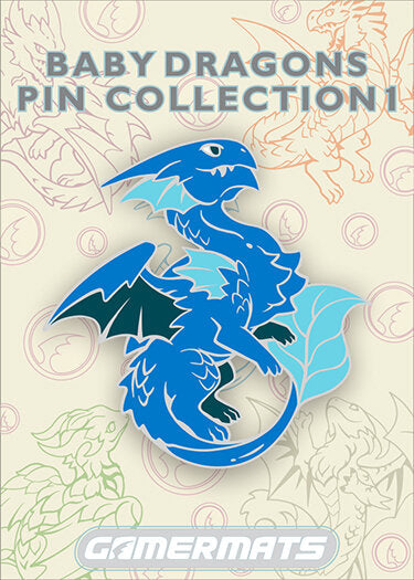 Blue Baby Dragon Pin